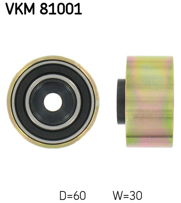 Ohjainrulla, hammashihna SKF VKM 81001