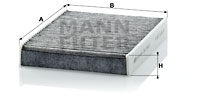 Raitisilmasuodatin MANN-FILTER CUK 2433