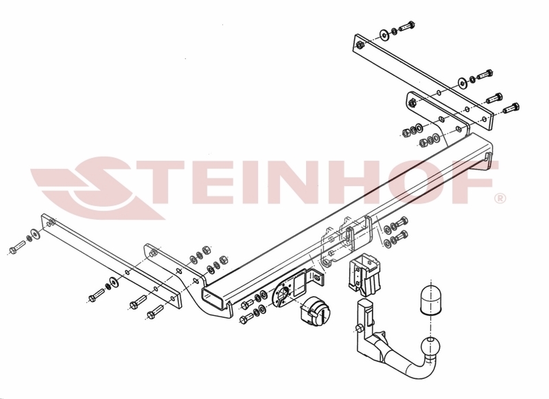 Vetokoukku STEINHOF STF-256 Ford Kuga '13-