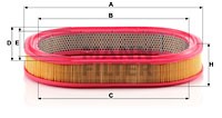 Ilmansuodatin, FORD, 1444 J6, 1444 N9, 6110 463, 6119 849, 83 EF 9601 AA