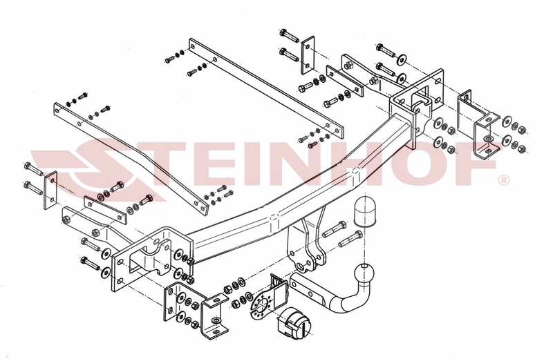 Vetokoukku STEINHOF STM-126 MB E-Class W211