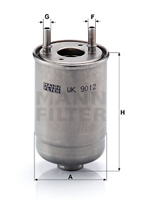 Polttoainesuodatin MANN-FILTER WK 9012 x