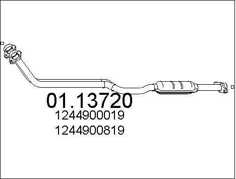 Pakoputki MTS 01.13720