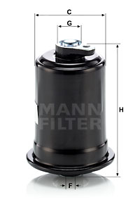 Polttoainesuodatin MANN-FILTER WK 614/10