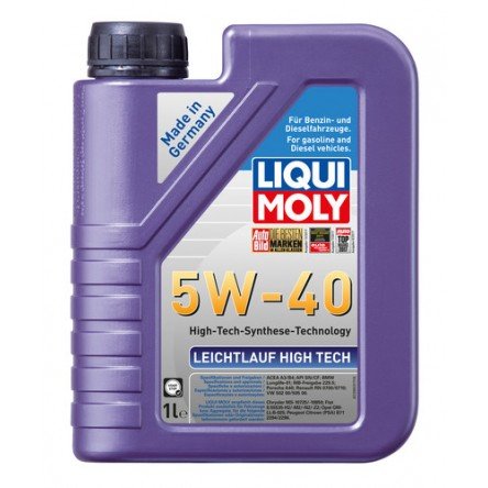 Moottoriöljy LIQUI MOLY LEICHTLAUF HIGH TECH 5W40 1L