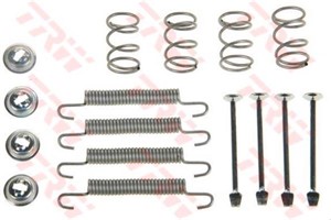 Tarvikesarja, käsijarru, Taka-akseli, Ulompi, Etuakseli, ala, Molemminpuolin, CHEVROLET,OPEL,SAAB,VAUXHALL, 16007110, 8960711, 92607110