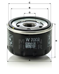 Öljynsuodatin, ALFA ROMEO,FIAT,LANCIA, 46796687, 71753742