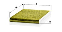 Raitisilmasuodatin MANN-FILTER FP 2882
