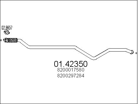 Pakoputki MTS 01.42350