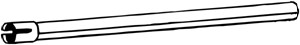 Pakoputki, Keskellä, VW GOLF II, GOLF III, GOLF Van III, GOLF Van Variant III, GOLF Variant III, JETTA II, PASSAT, PASSAT Variant, VENTO