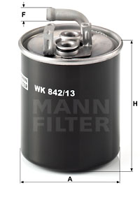 Polttoainesuodatin MANN-FILTER WK 842/13
