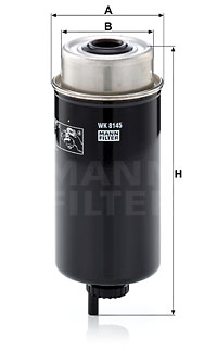 Polttoainesuodatin MANN-FILTER WK 8145