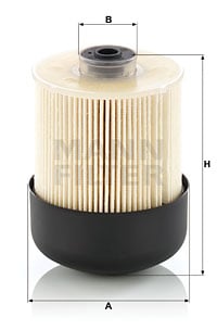 Polttoainesuodatin MANN-FILTER PU 9009 z KIT