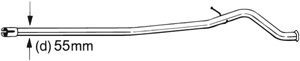 Korjausputki, katalysaattori, PEUGEOT 406, 406 Break