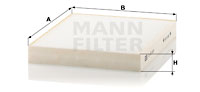 Raitisilmasuodatin MANN-FILTER CU 23 003