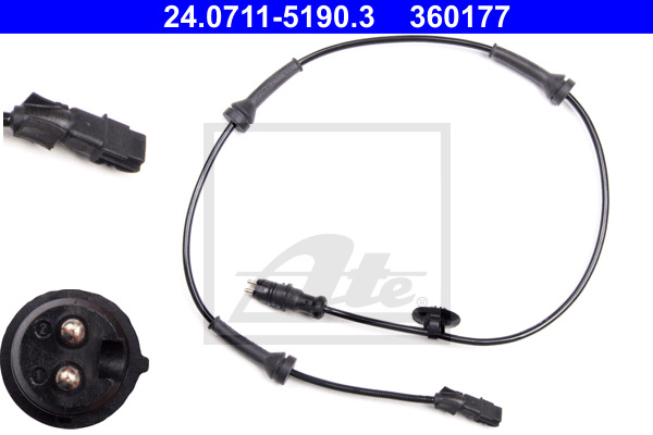 ABS-anturi ATE 24.0711-5190.3
