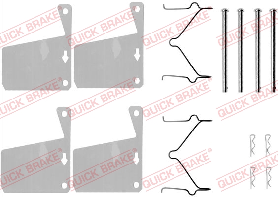 Tarvikesarja, jarrupala QUICK BRAKE 109-0960