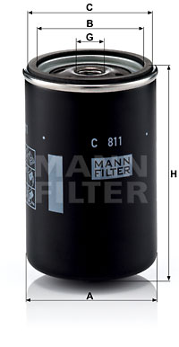 Ilmansuodatin MANN-FILTER C 811