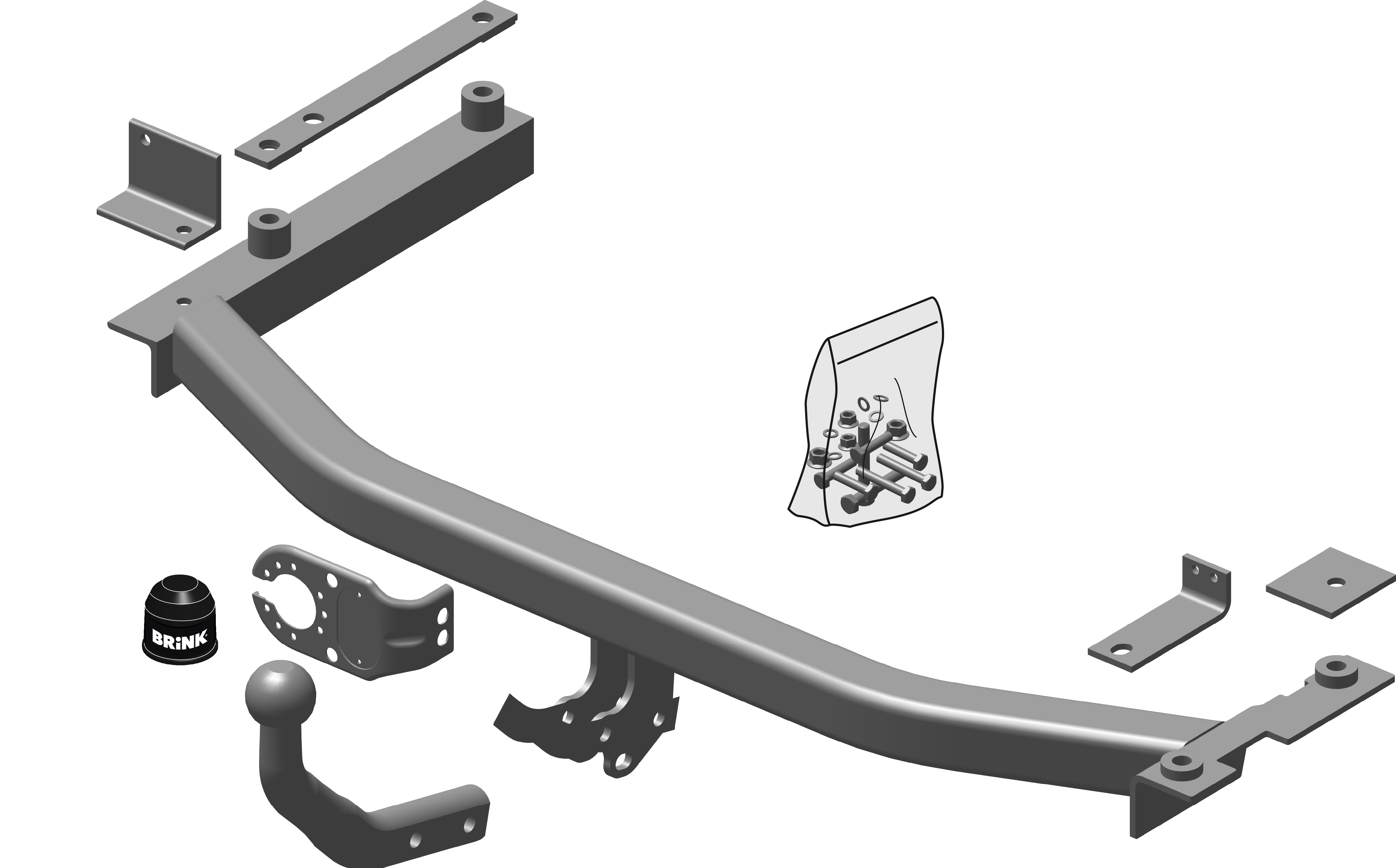 Vetokoukku BRINK 513500 Honda Jazz '07-14