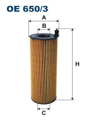 Öljynsuodatin FILTRON OE 650/3