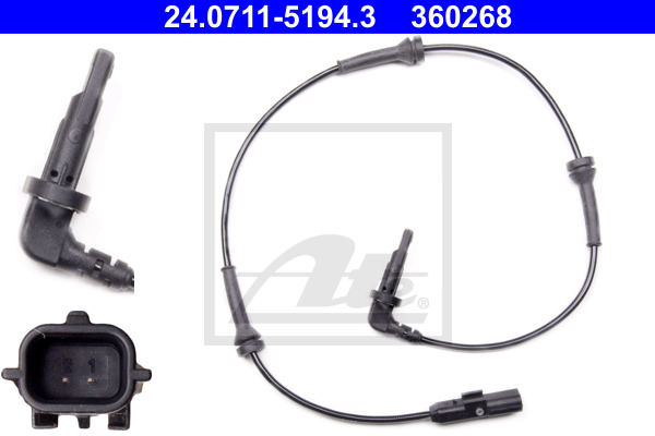 ABS-anturi ATE 24.0711-5194.3