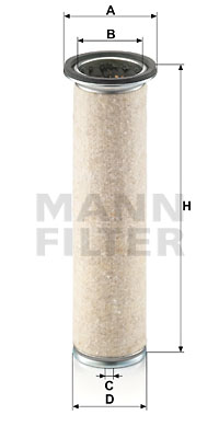 Toisioilmasuodatin MANN-FILTER CF 840