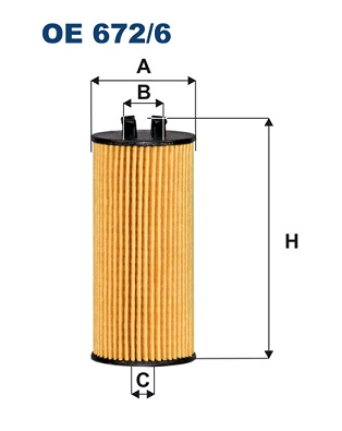 Öljynsuodatin FILTRON OE 672/6