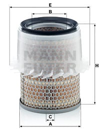 Ilmansuodatin MANN-FILTER C 16 148