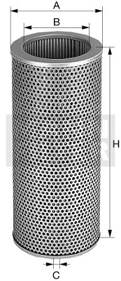 Hydrauliikkasuodatin, automaattivaihteisto MANN-FILTER HD 1060/2