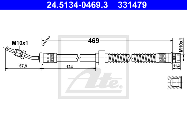 Jarruletku ATE 24.5134-0469.3
