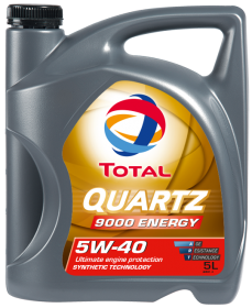Moottoriöljy TOTAL 5W40 QUARTZ 9000 ENERGY 5L