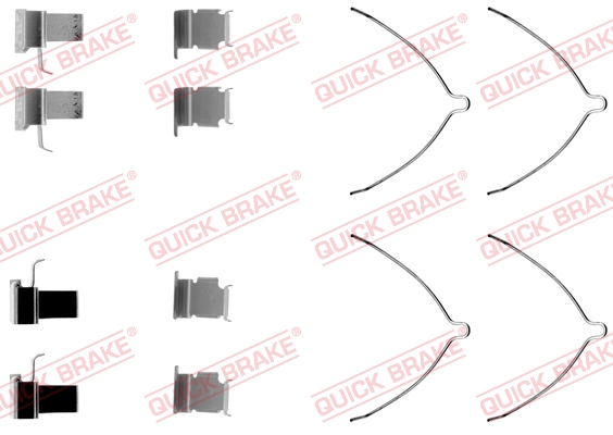 Tarvikesarja, jarrupala QUICK BRAKE 109-1261