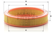 Ilmansuodatin MANN-FILTER C 2873/1