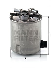 Polttoainesuodatin MANN-FILTER WK 9007