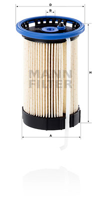 Polttoainesuodatin MANN-FILTER PU 8014