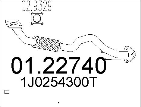Pakoputki MTS 01.22740