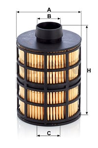 Polttoainesuodatin MANN-FILTER PU 723 x