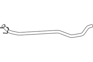 Pakoputki, Keskellä, CITROËN C5 III, C5 Break III, PEUGEOT 508 I, 508 SW I, 1608308580, 1717-QN