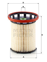 Polttoainesuodatin MANN-FILTER PU 8021