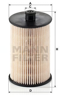 Polttoainesuodatin MANN-FILTER PU 823 x
