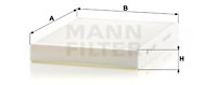 Raitisilmasuodatin MANN-FILTER CU 2733