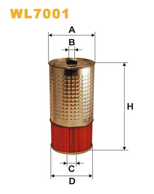 Öljynsuodatin WIX FILTERS WL7001
