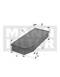 Ilmansuodatin, ALPINA,BMW, 13 71 8 577 170, 13 71 8 691 835