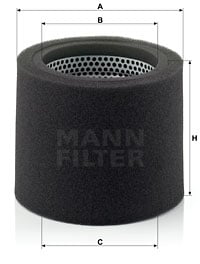 Ilmansuodatin MANN-FILTER CS 17 110