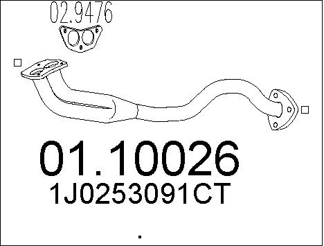 Pakoputki MTS 01.10026