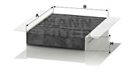 Raitisilmasuodatin MANN-FILTER CUK 1820-2