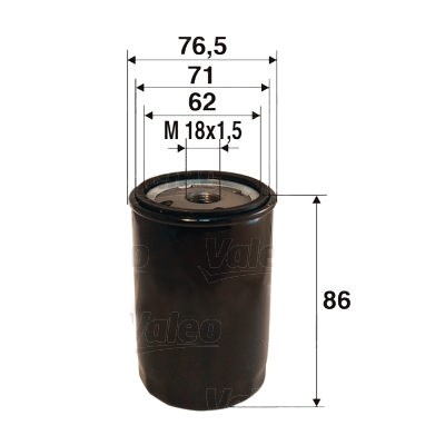 Öljynsuodatin VALEO 586010