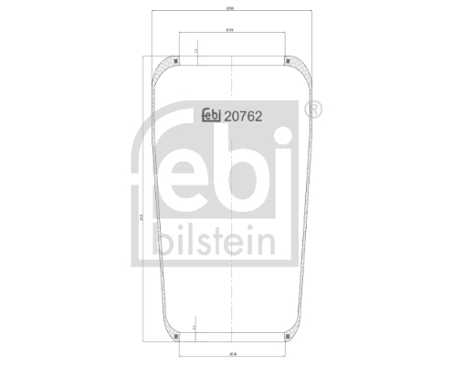 Metallipalje, ilmajousitus FEBI BILSTEIN 20762