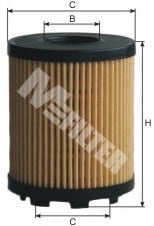 Öljynsuodatin MFILTER TE 646