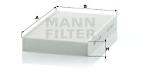 Raitisilmasuodatin MANN-FILTER CU 1629
